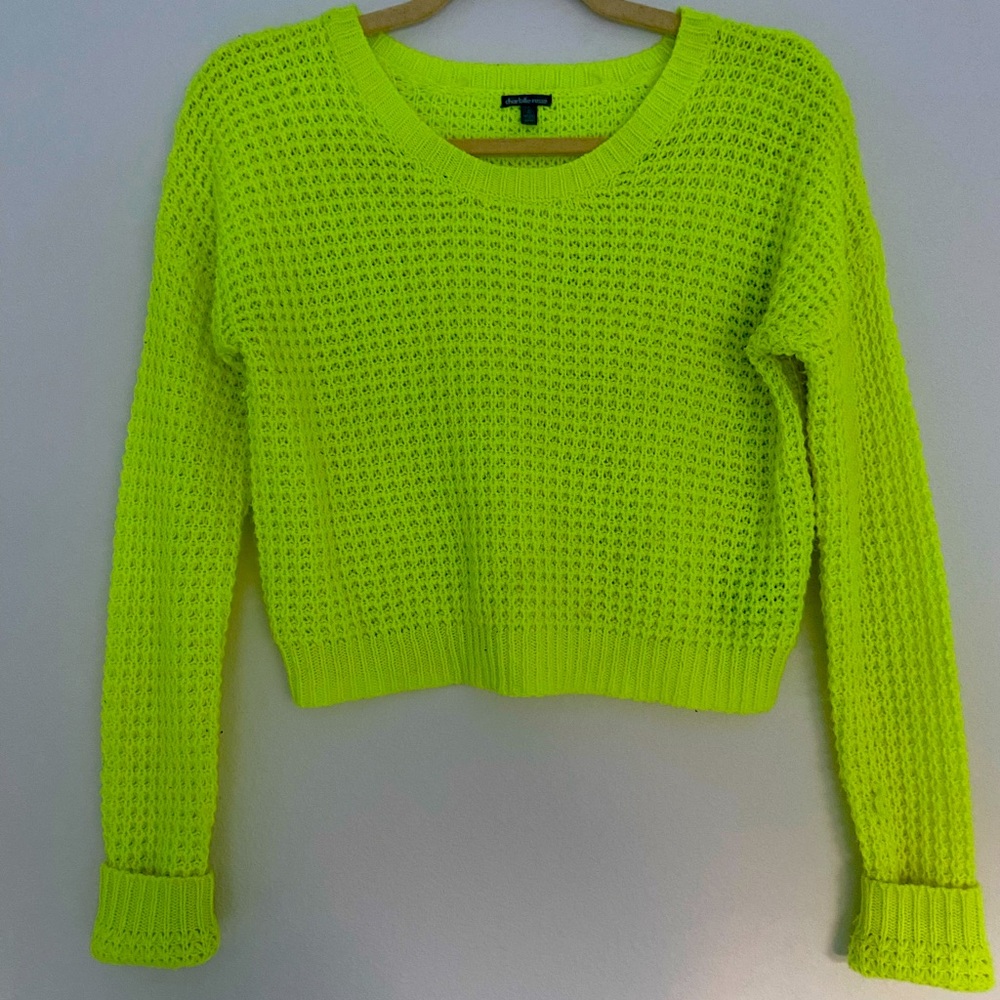 Charlotte Russe Neon Sweater